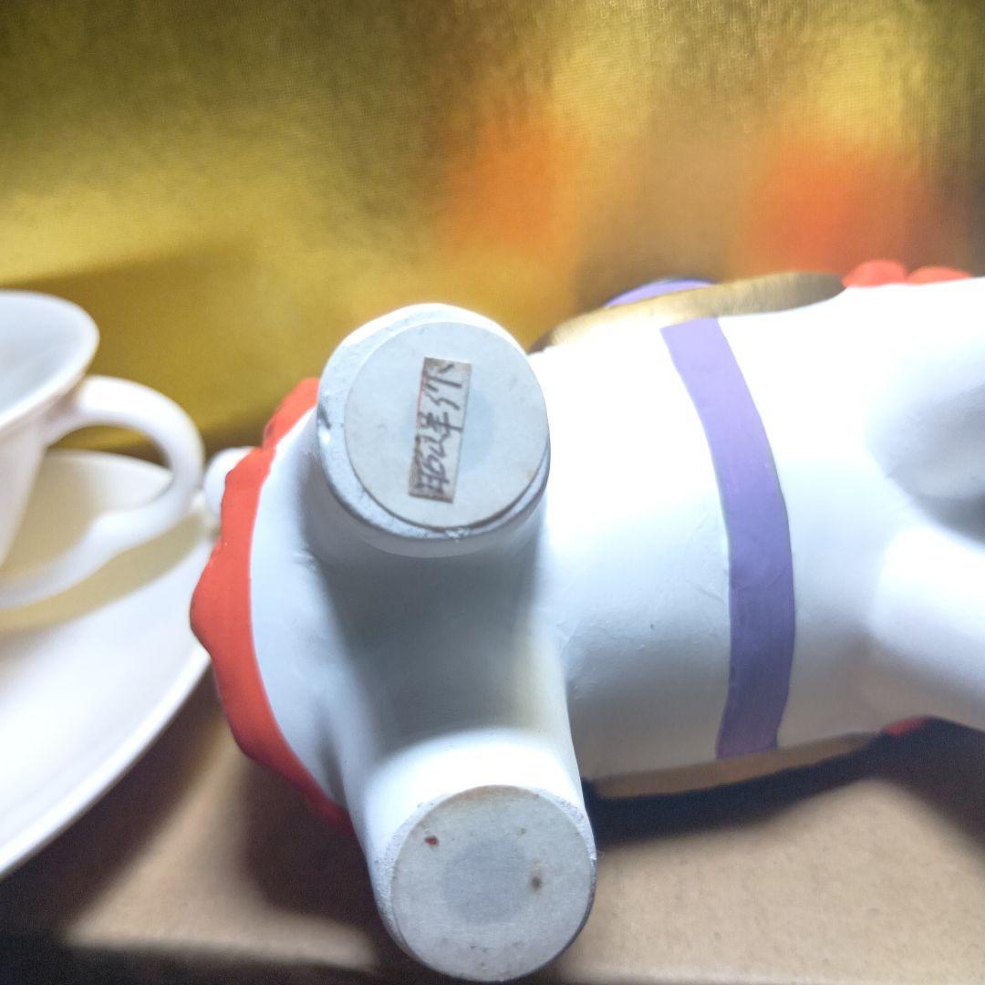 陶器製の馬の郷土玩具