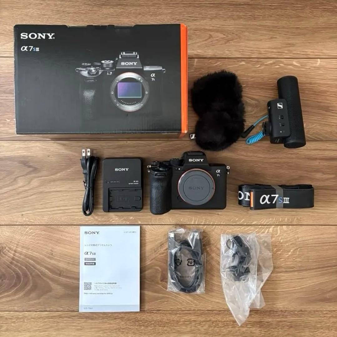 値下げ SONY α7SIII 【極美品シャッター965回】　ガンマイク付き