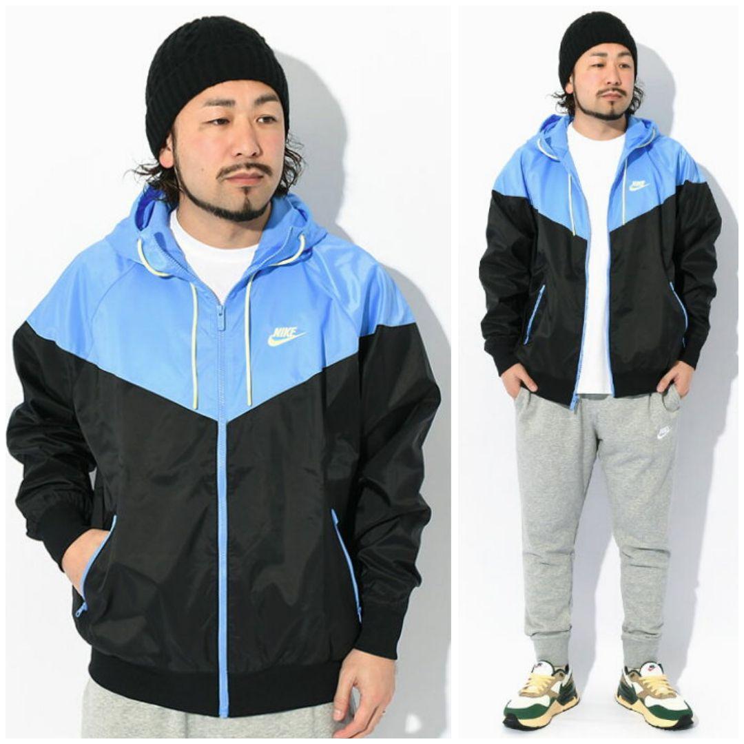 ナイキ UJ ナイロンジャケット アウター パーカー フーディ BL 新品 L