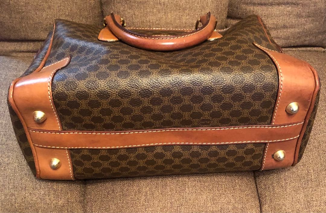 み*る様 OLD CÉLINE バッグ ミニボストン マカダム柄