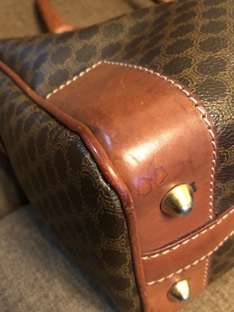 み*る様 OLD CÉLINE バッグ ミニボストン マカダム柄