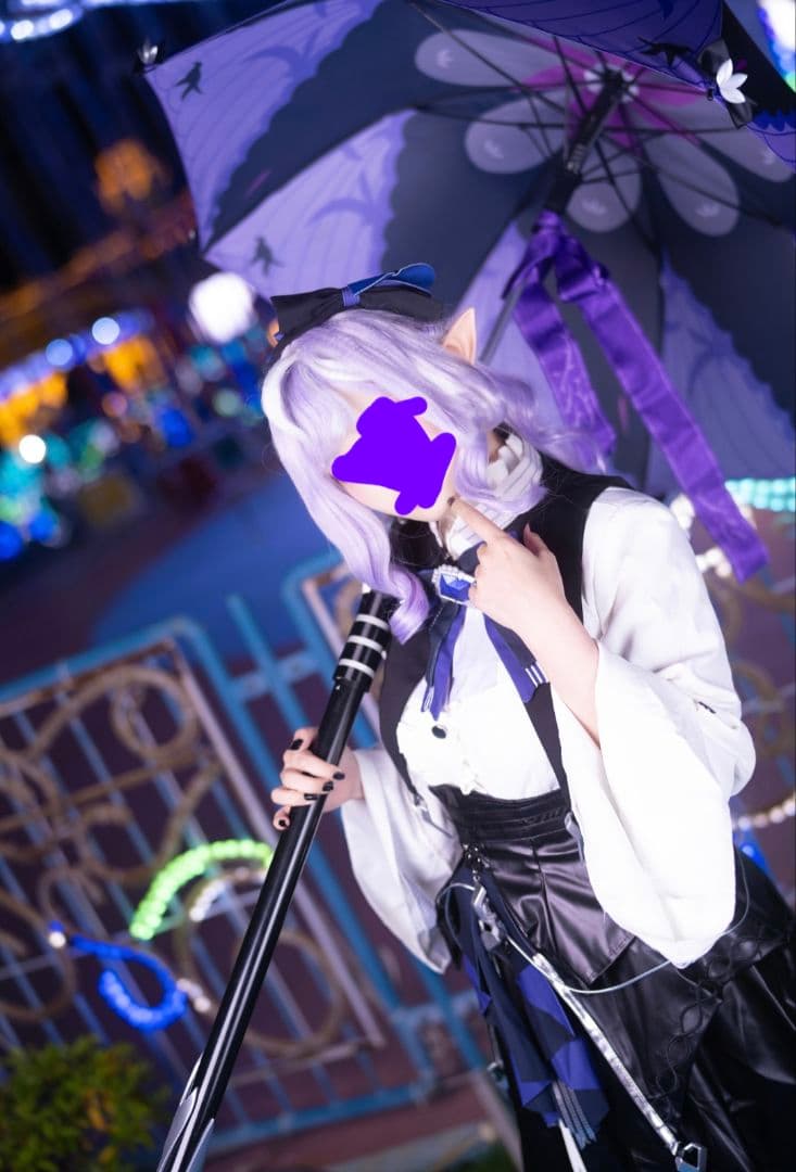 あるみにうむ様お取置:フルセット＋ウィッグ＋傘 ゼンゼロ ビビアン コスプレ