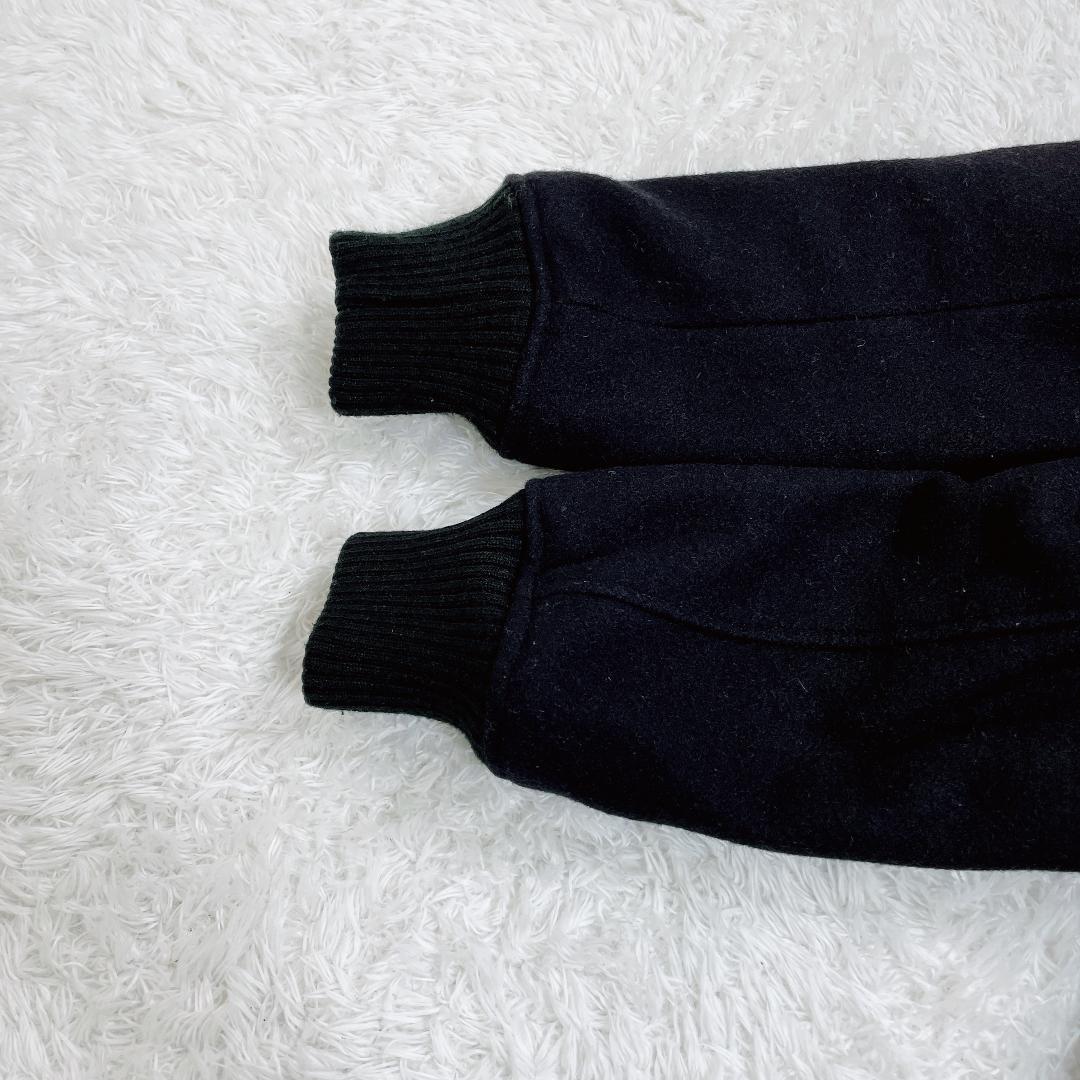 ショット Schott Rod 刺繍 メルトンスタジャン ネイビー S