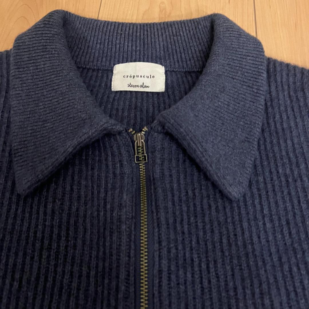 トップス 22aw Crepuscule x Steven Alan Zip Polo 1