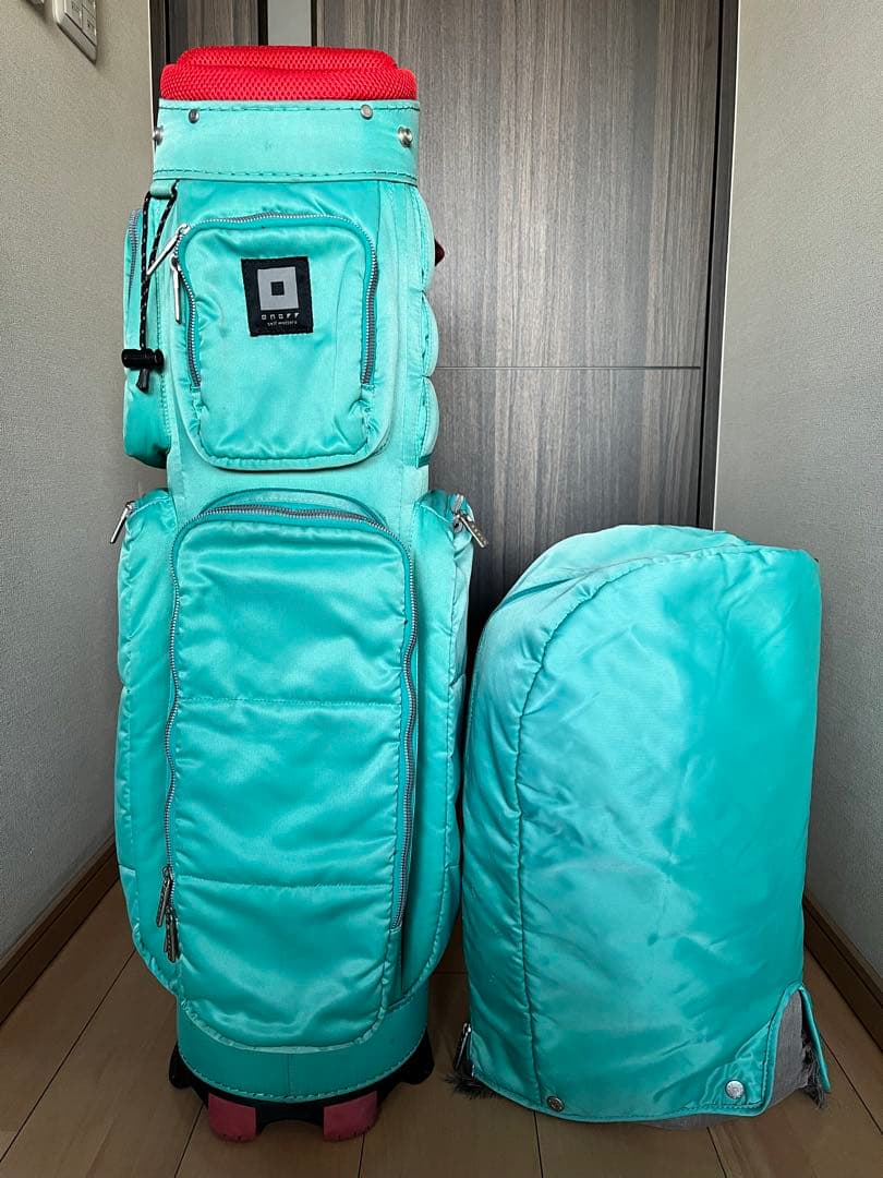 大人気良品ONOFF オノフ カートキャディバッグ 9型軽量メンズ　レディース