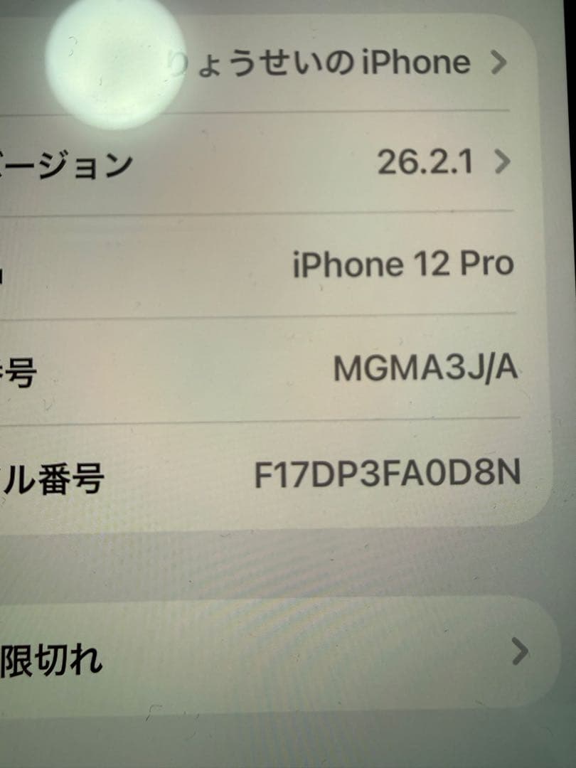 iPhone12Pro本体