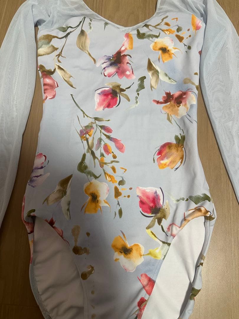 mick☺︎ 　stina レオタード ブルー　Sサイズ