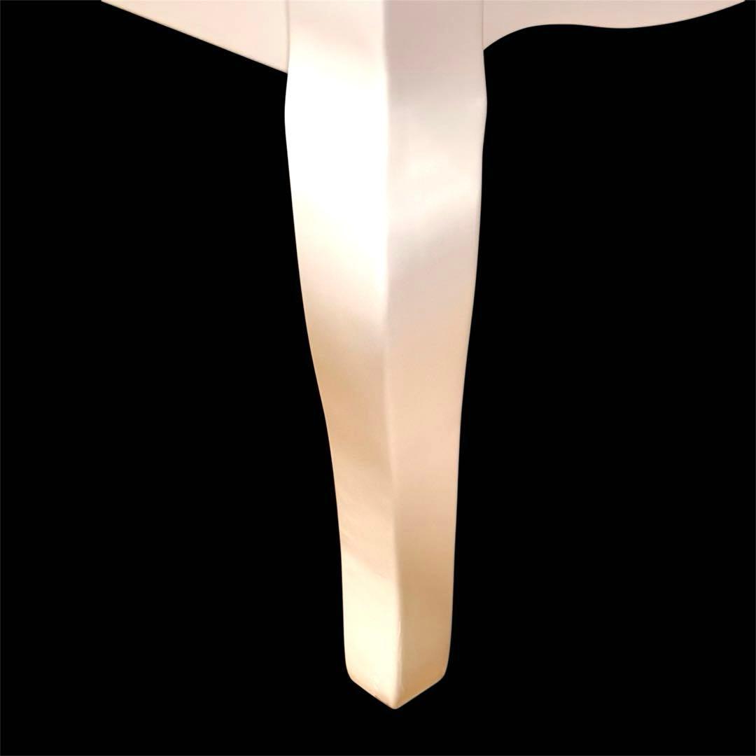 【美品】ホワイト　クラシック　木製　チェスト 3段 猫脚　猫脚　白家具　ロココ調