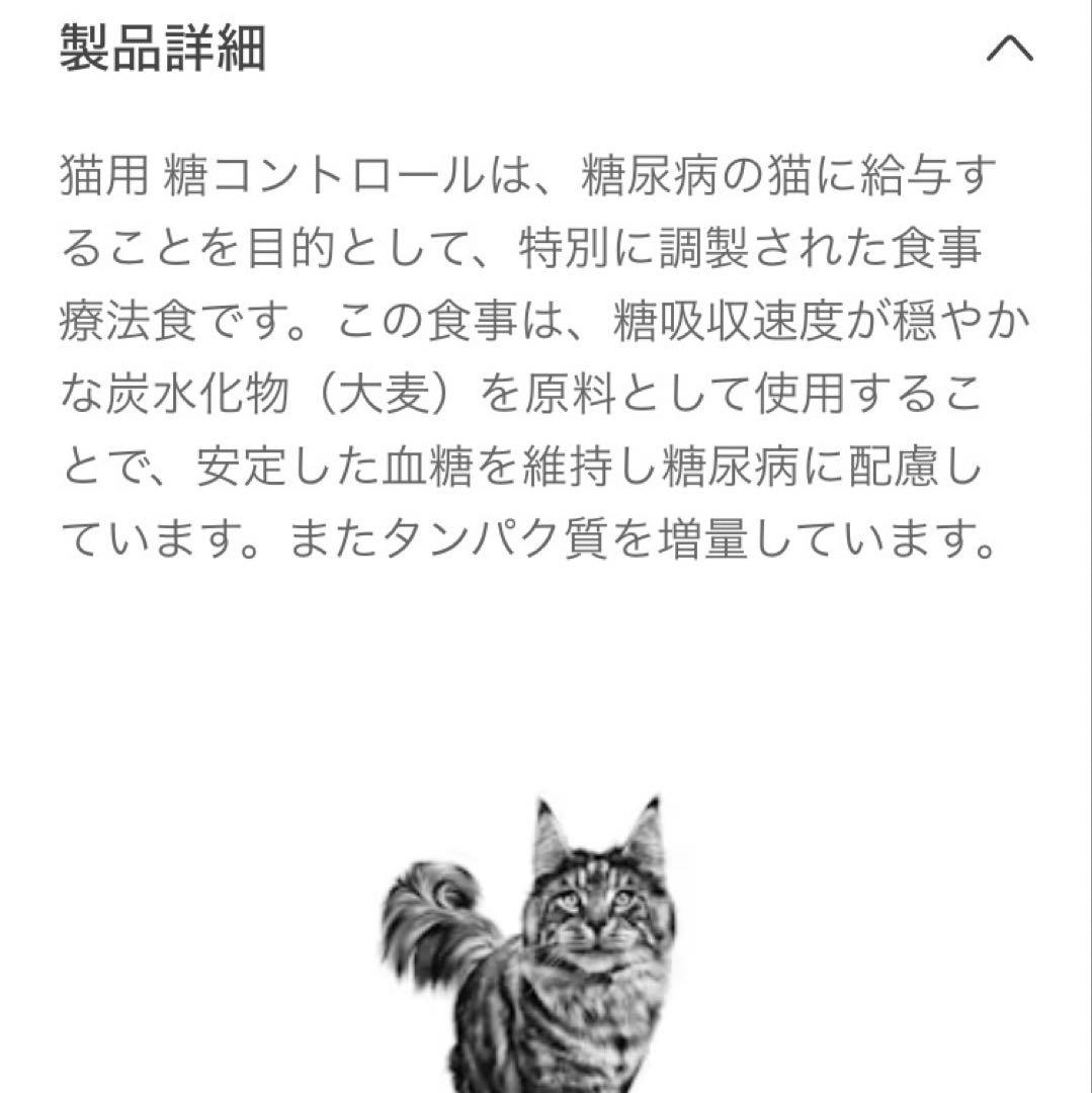 ロイヤルカナン猫用　糖コントロールドライ4キロ　賞味期限27年5月22日