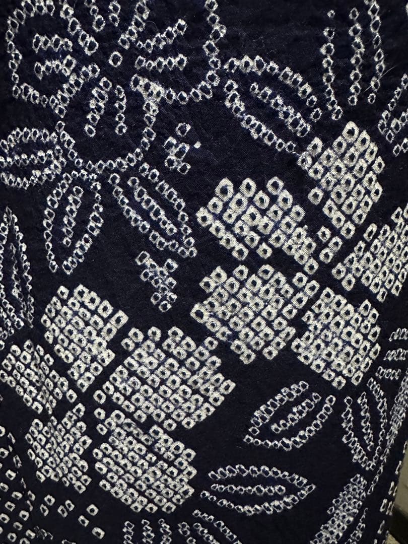 2点セット 希少サイズ‼️トールサイズ身幅大‼️新品美品　有松鳴海絞り浴衣 藍染に白