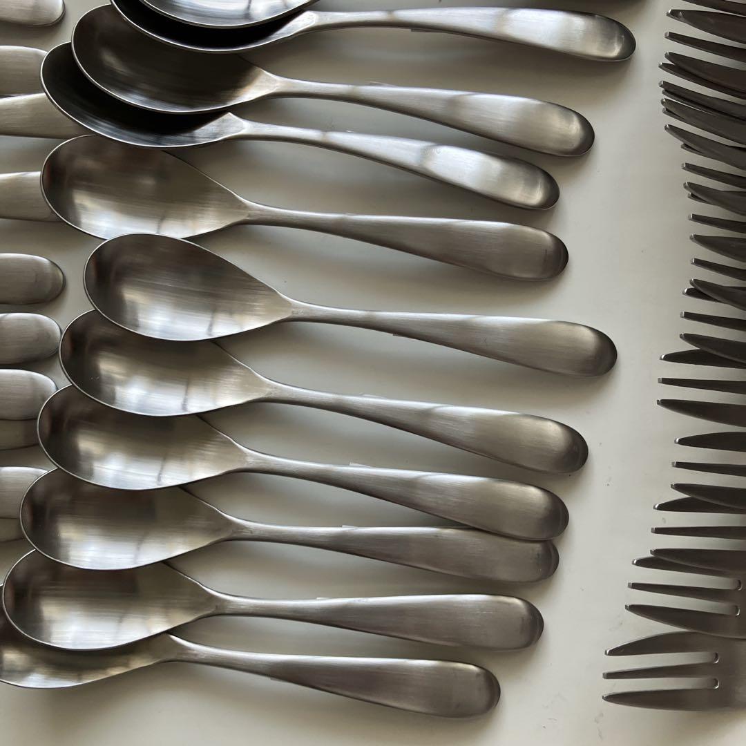 燕190 ナイフ スプーン大小 フォーク大小 レスト 各30 マドラー 10