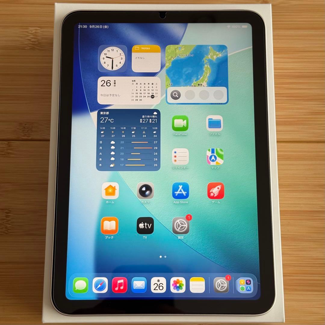 【ANA限定】iPad mini 第6世代 64GB Wi-FiモデルiOS26