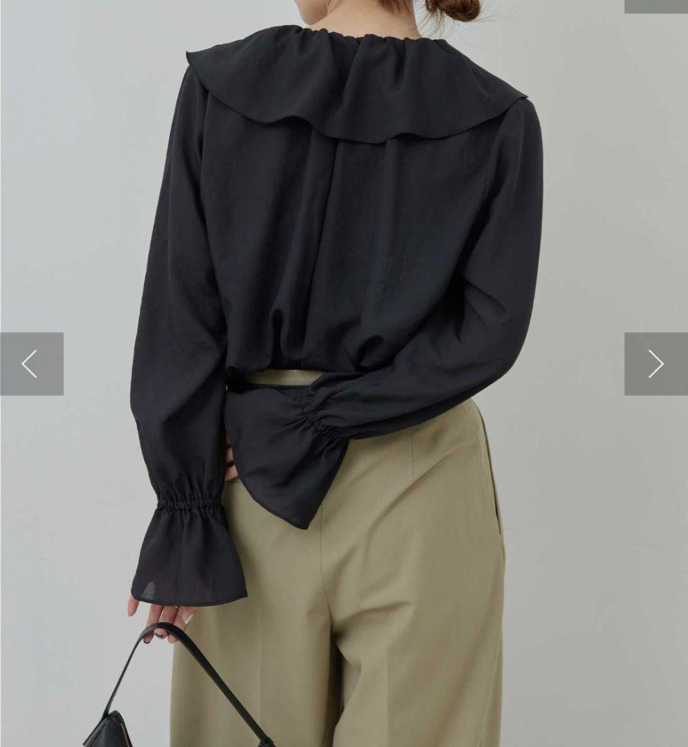 GALLARDAGALANTE （ガリャルダガランテ ） ラッフルカラーブラウス