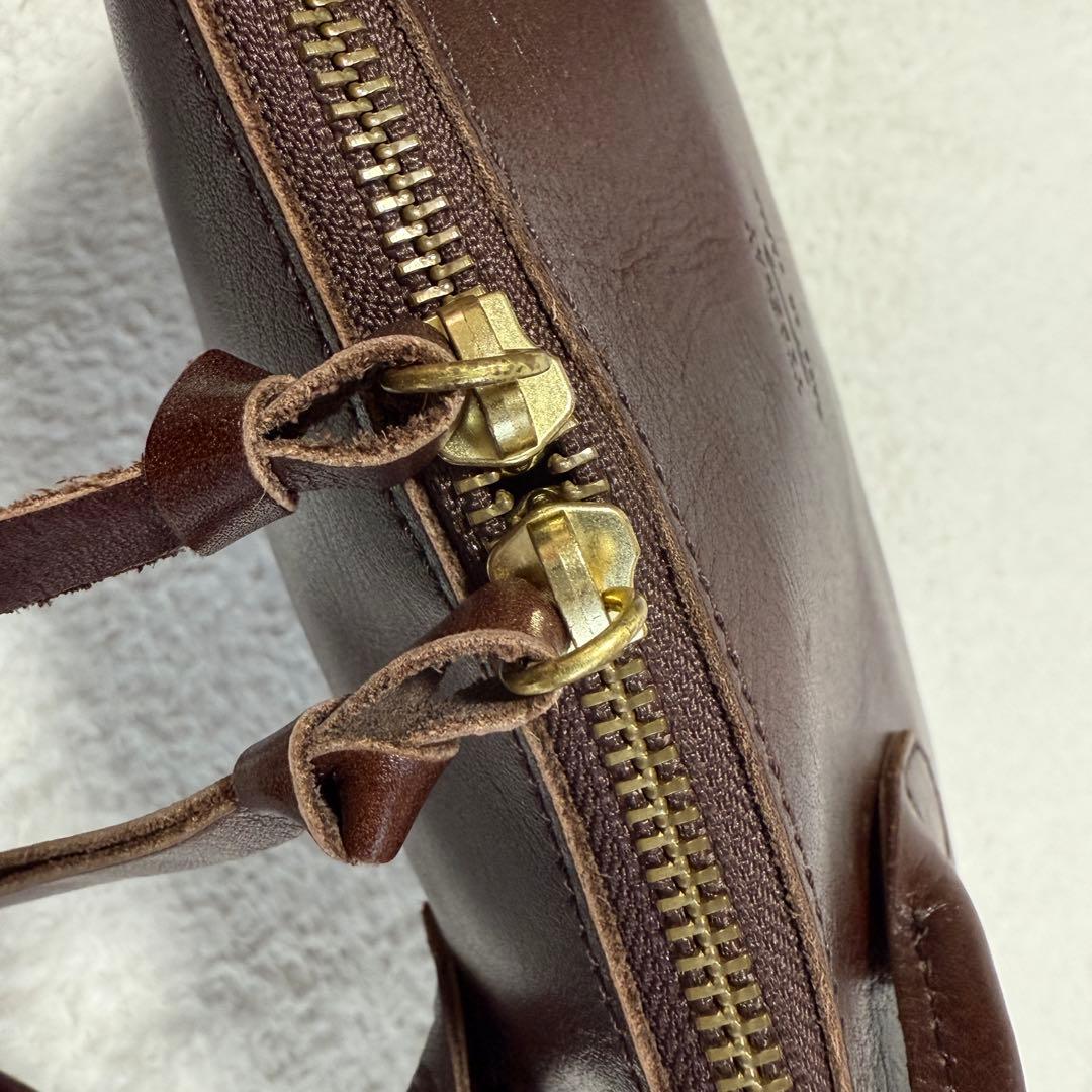 HAYNI別注 TIDEWAY HONE L 本革 レザーショルダーバッグ