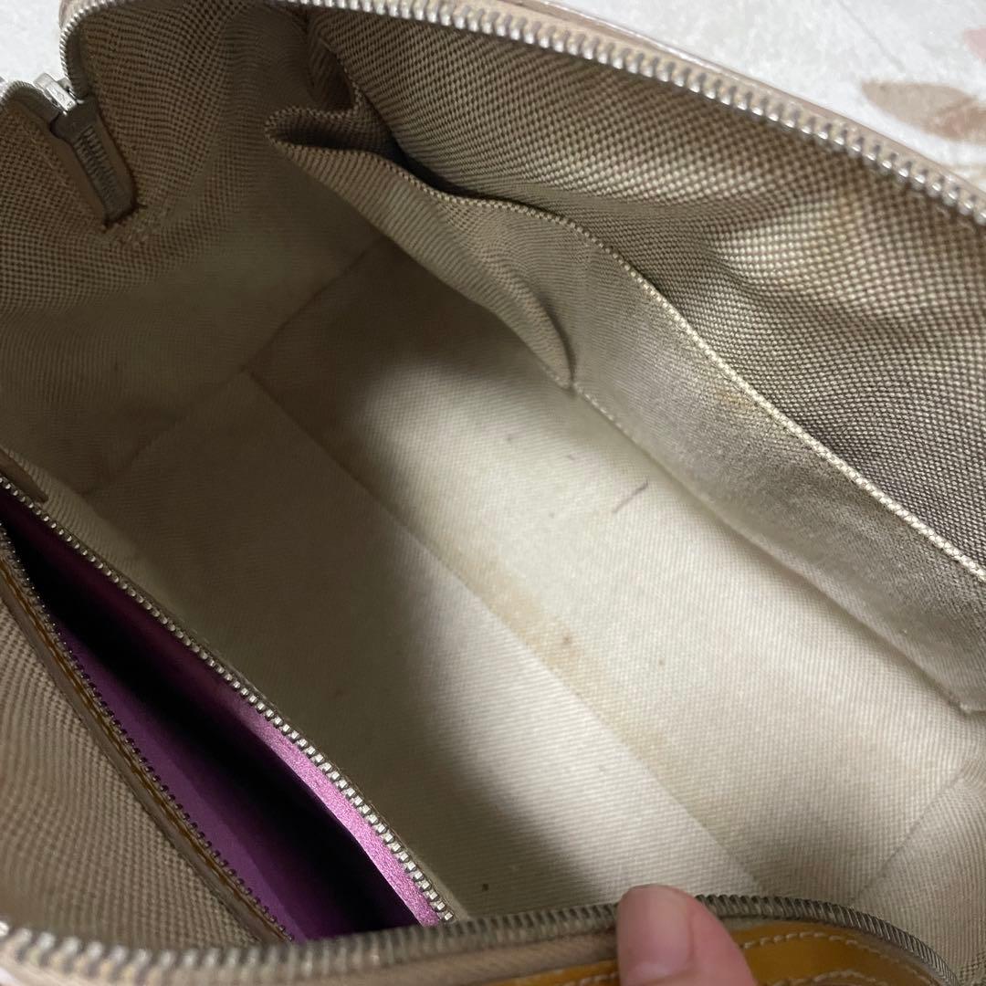 超希少色 クリスチャンディオール エンボス エナメル ミニボストン 黄色