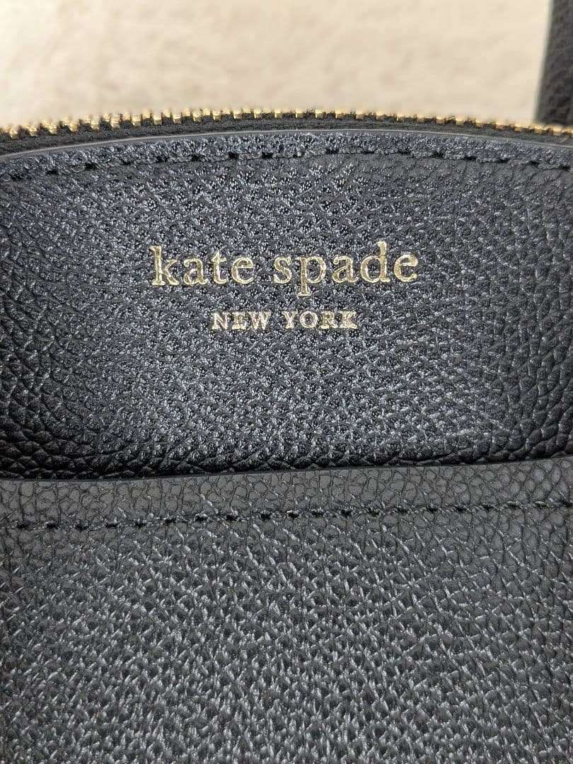【美品】kate spade ケイトスペード　マルゴー　2way　レザー　黒