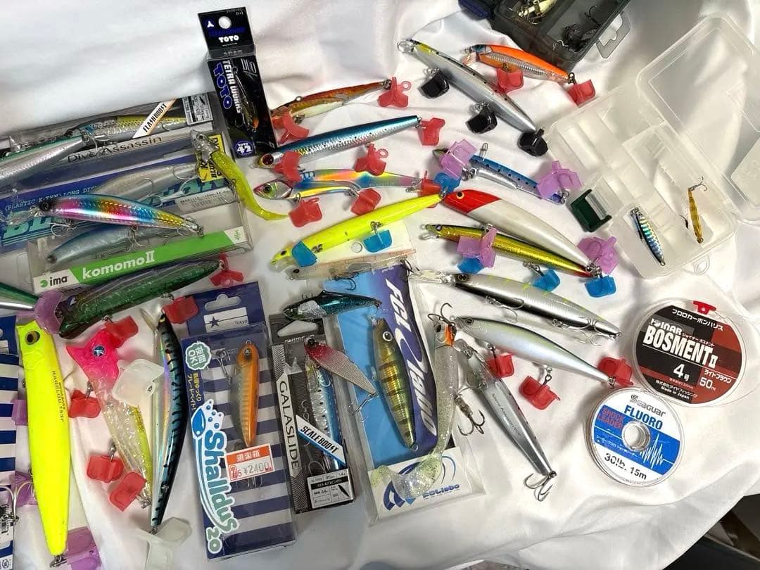 ☆大量ルアー☆シーバス引退セット　青物ルアーリーダー付
