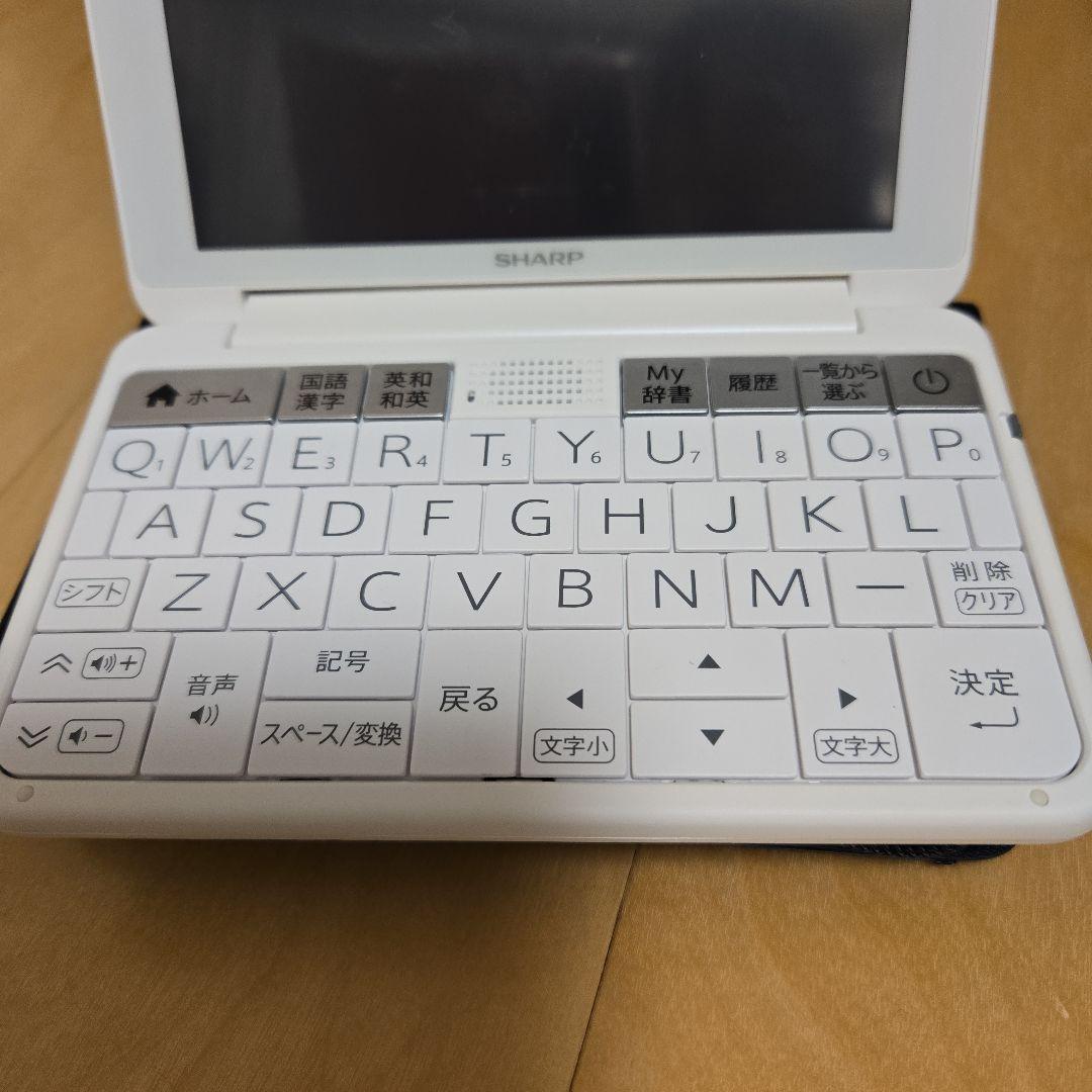 美品Brain SHARP PW-SS6-W ホワイトカラー電子辞書　上位モデル