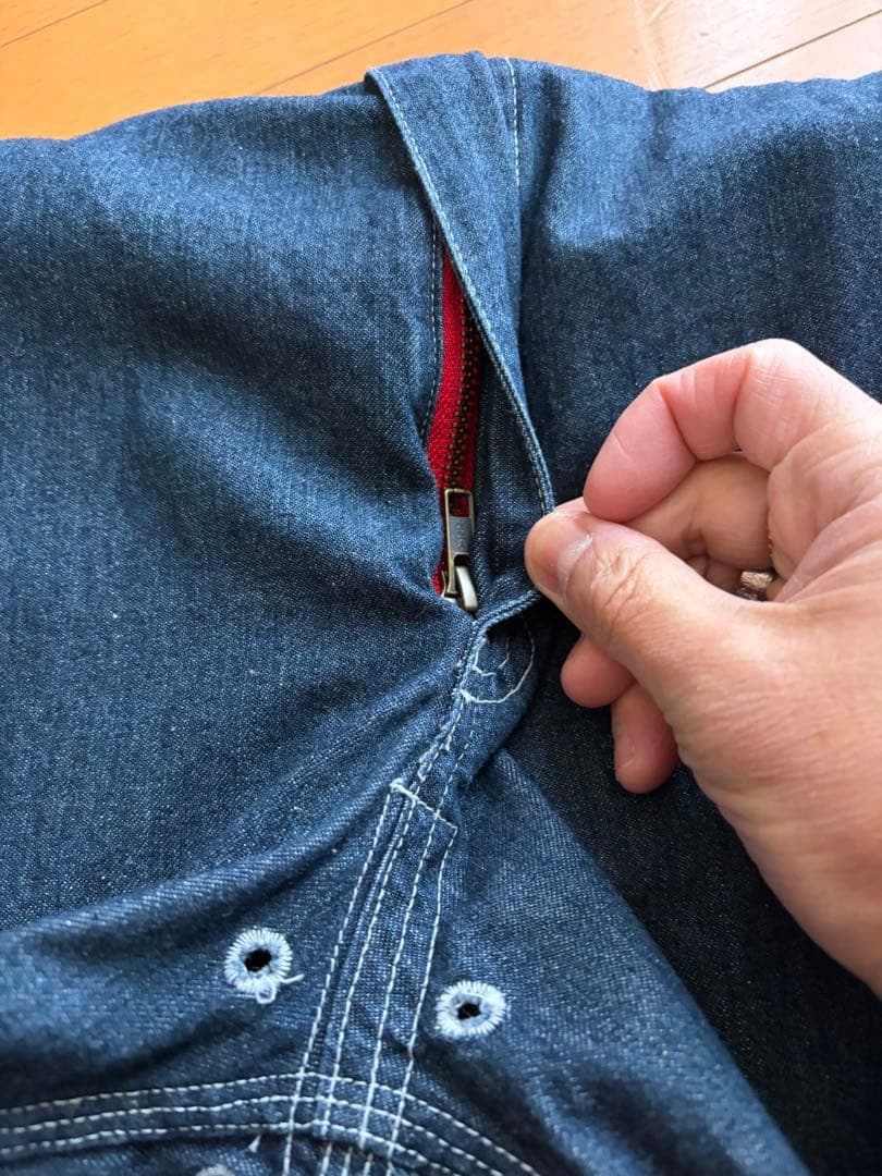 STP デニム つなぎ オールインワン 作業着　スナップオンライトオンスアメカジ