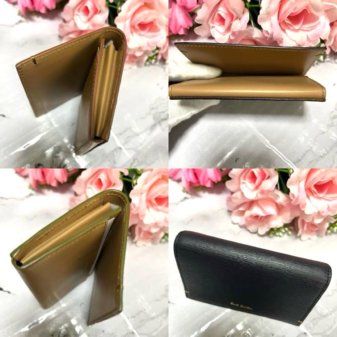 【未使用品】ポールスミス 名刺入れ カードケース レザー ネイビー