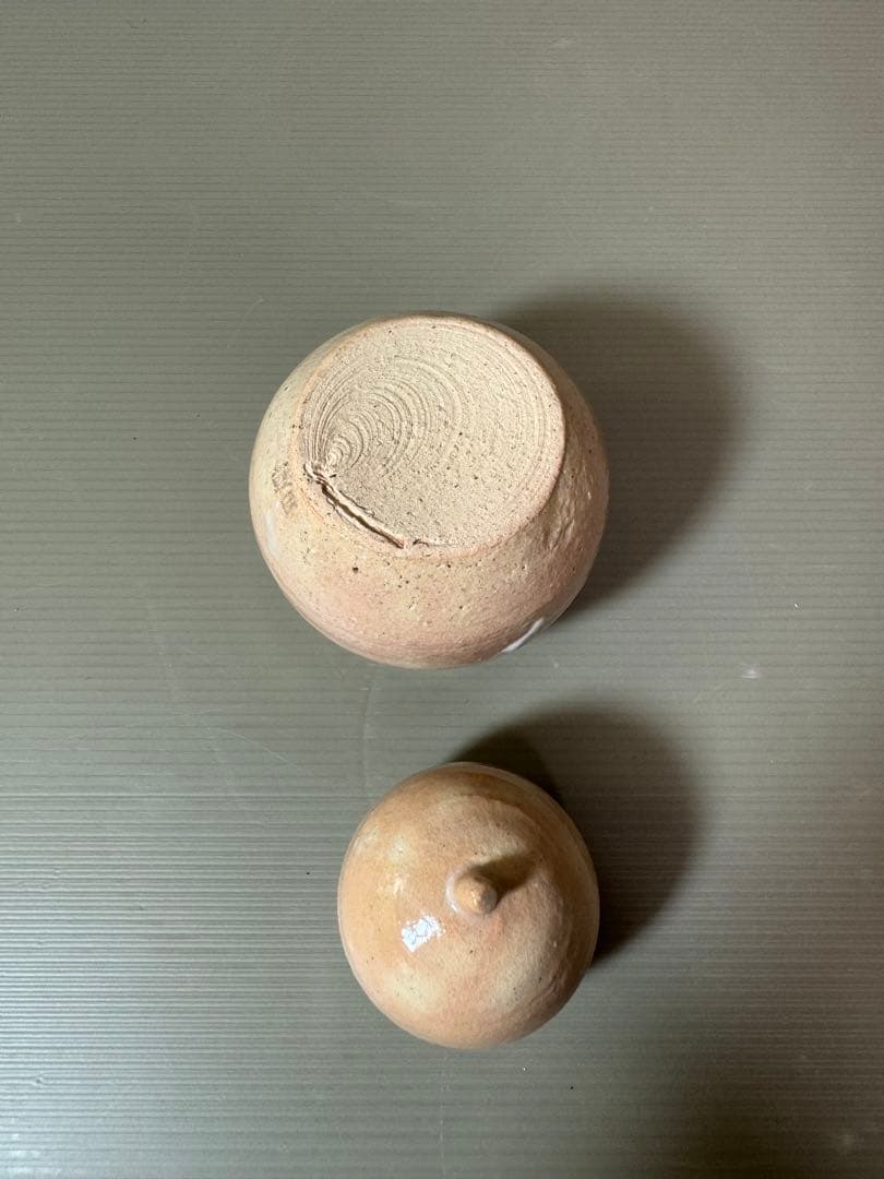 2755 朝日窯　松露庵　松林豊斎作　瓢箪型　置物　未使用