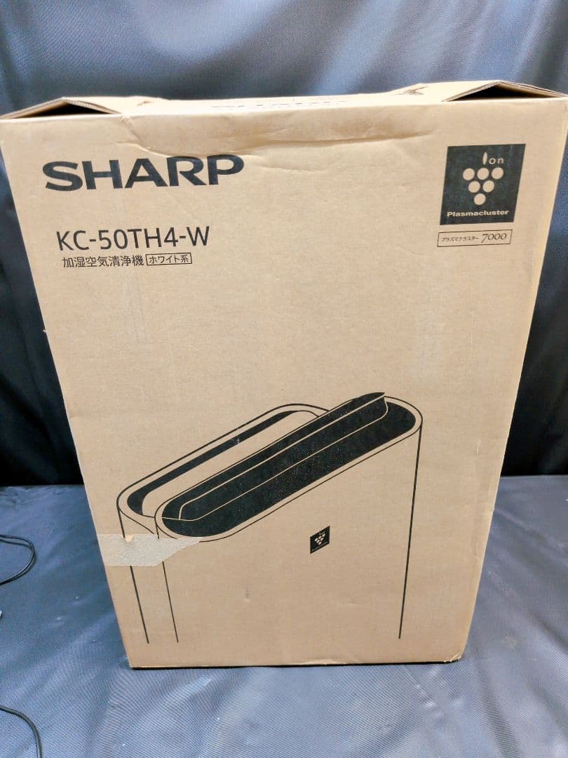 新品未使用 シャープ KC-50TH4-W 加湿空気清浄機 箱付き　M2843