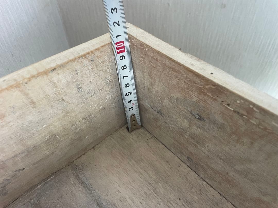 小振りなアンティーク机　デスク　古材　ビンテージ　ホワイト　ファニチャー