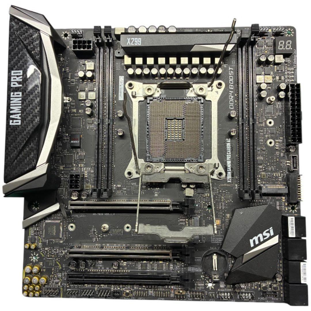 【ジャンク】X299M GAMING PRO CARBON AC lga2066