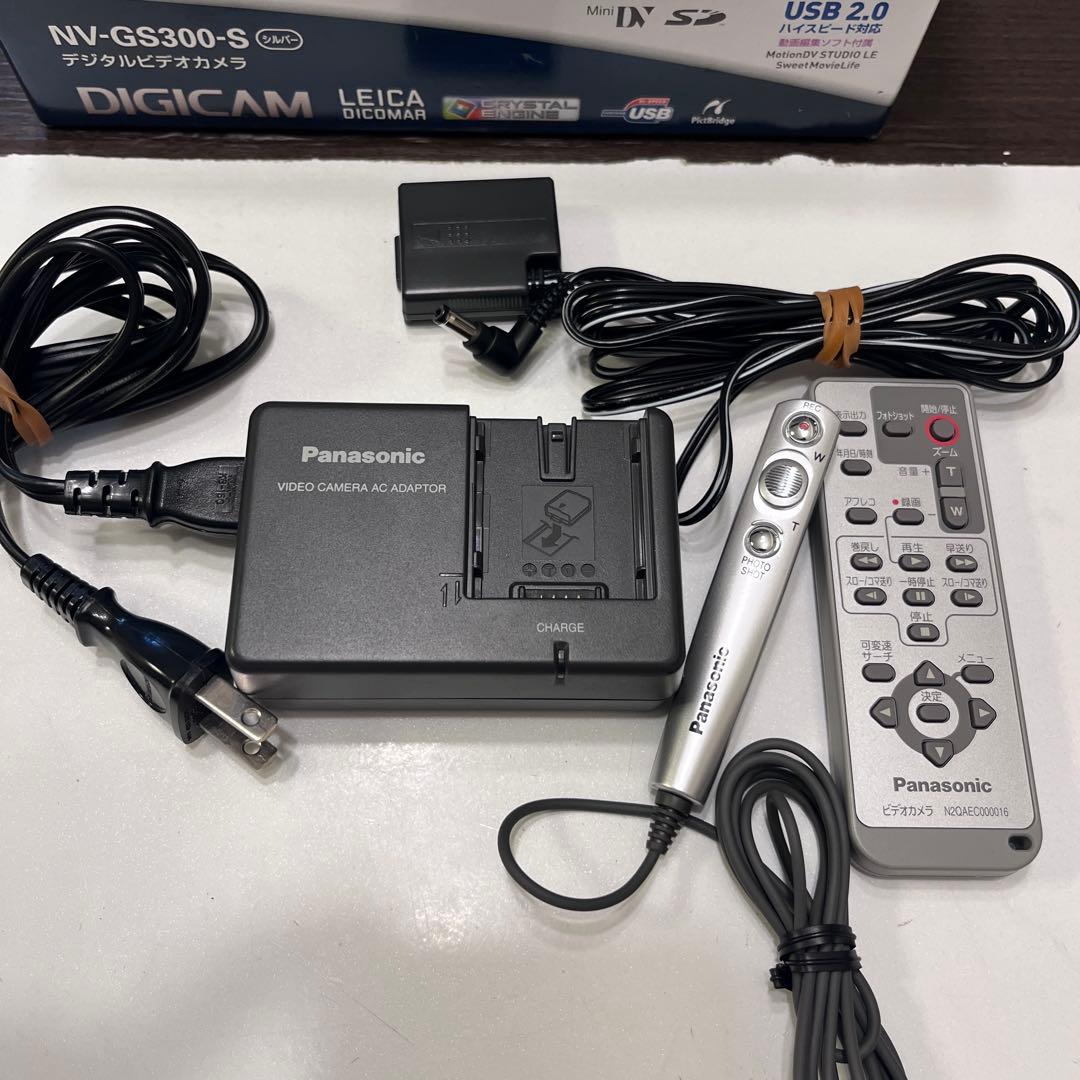 パナソニック NV-GS300-S シルバー デジタルビデオカメラ ミニDV