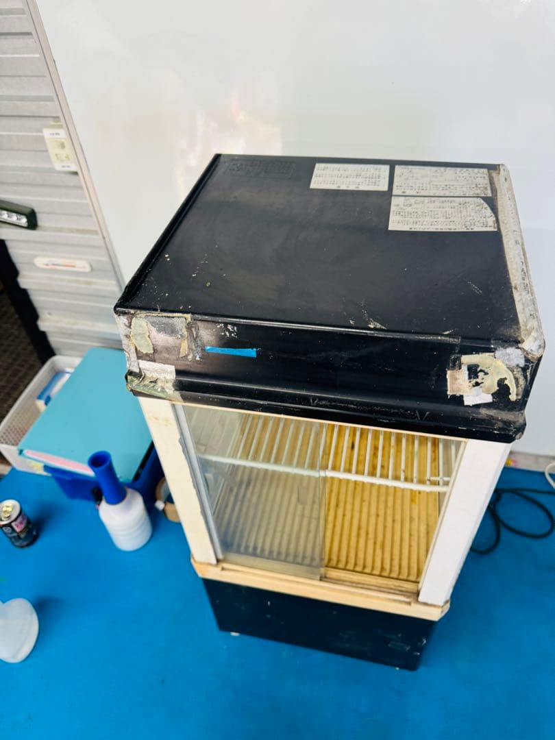 サンデン 冷蔵 ショーケース 冷蔵庫 動作品 ガラス扉 34L 家庭用 業務用