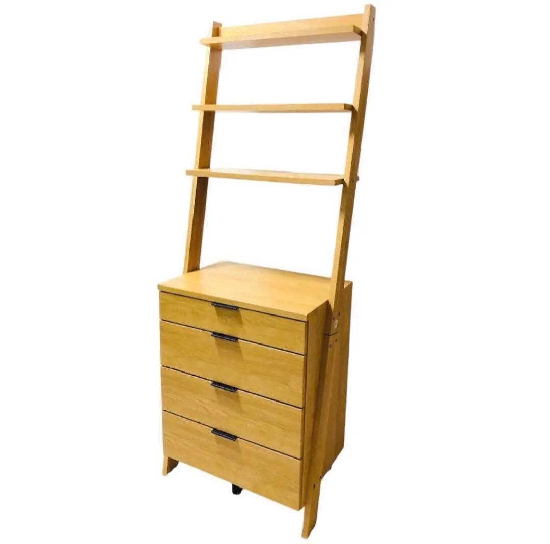 ニトリ　家具　チェストラック(エトナ 60CR LBR)