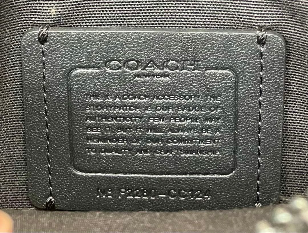 る*こ様 COACH/コーチ◆刺繍デザイン 小物入れ付 ショルダーバッグ◆多