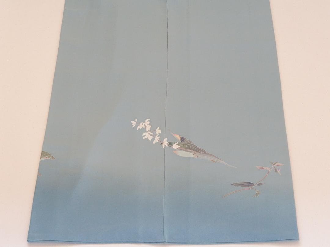 十日町友禅　一梗　清楚な付下げ訪問着　正絹