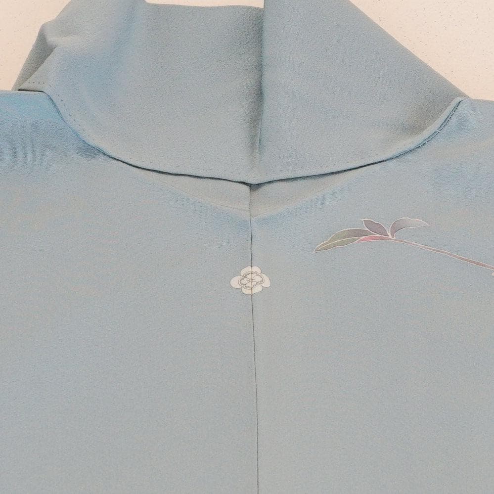 十日町友禅　一梗　清楚な付下げ訪問着　正絹