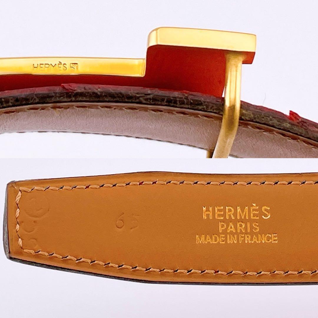 ★エルメス★ ベルト ミニコンスタンス 65 リバーシブル Hバックル OZ