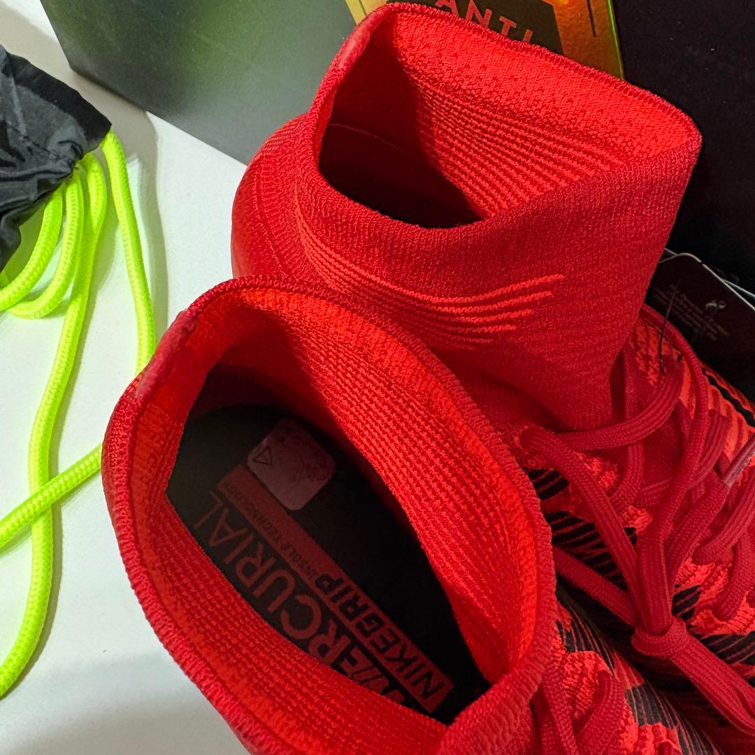 ナイキ マーキュリアル スーパーフライ V SG-PRO サッカー スパイク 赤