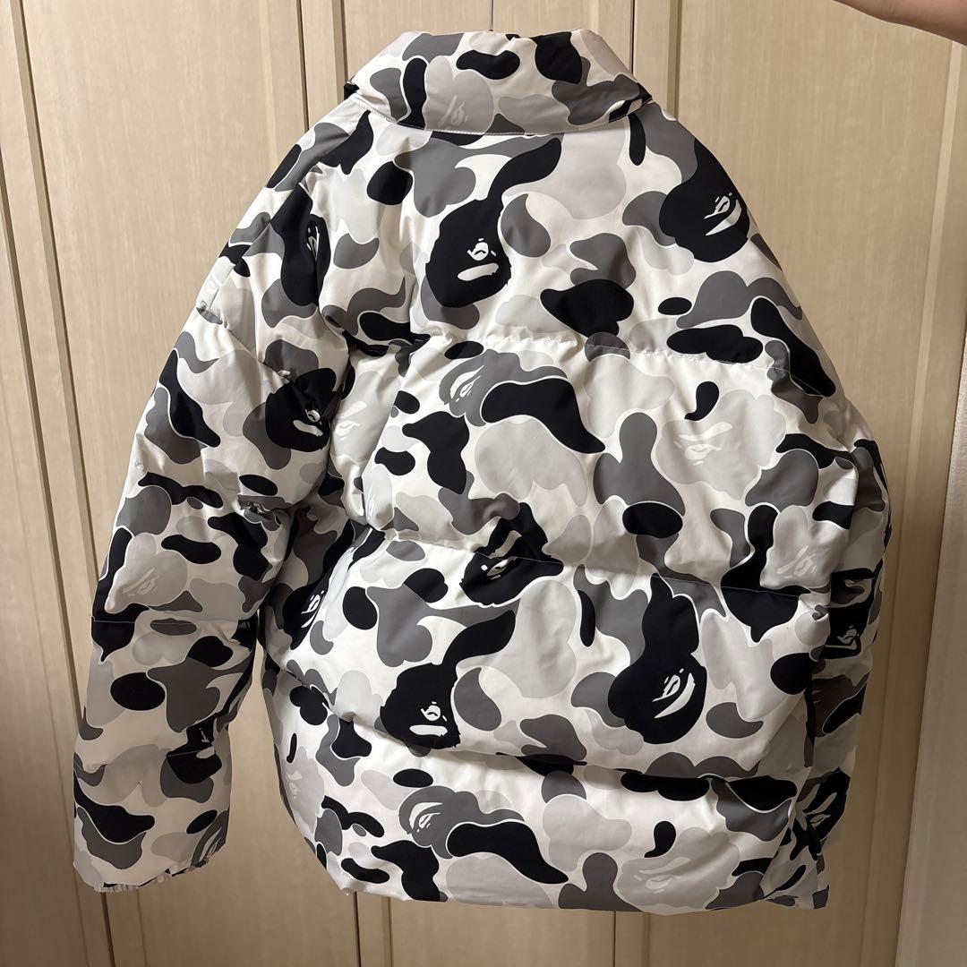 BAPEカモフラージュリバーシブルダウンジャケット