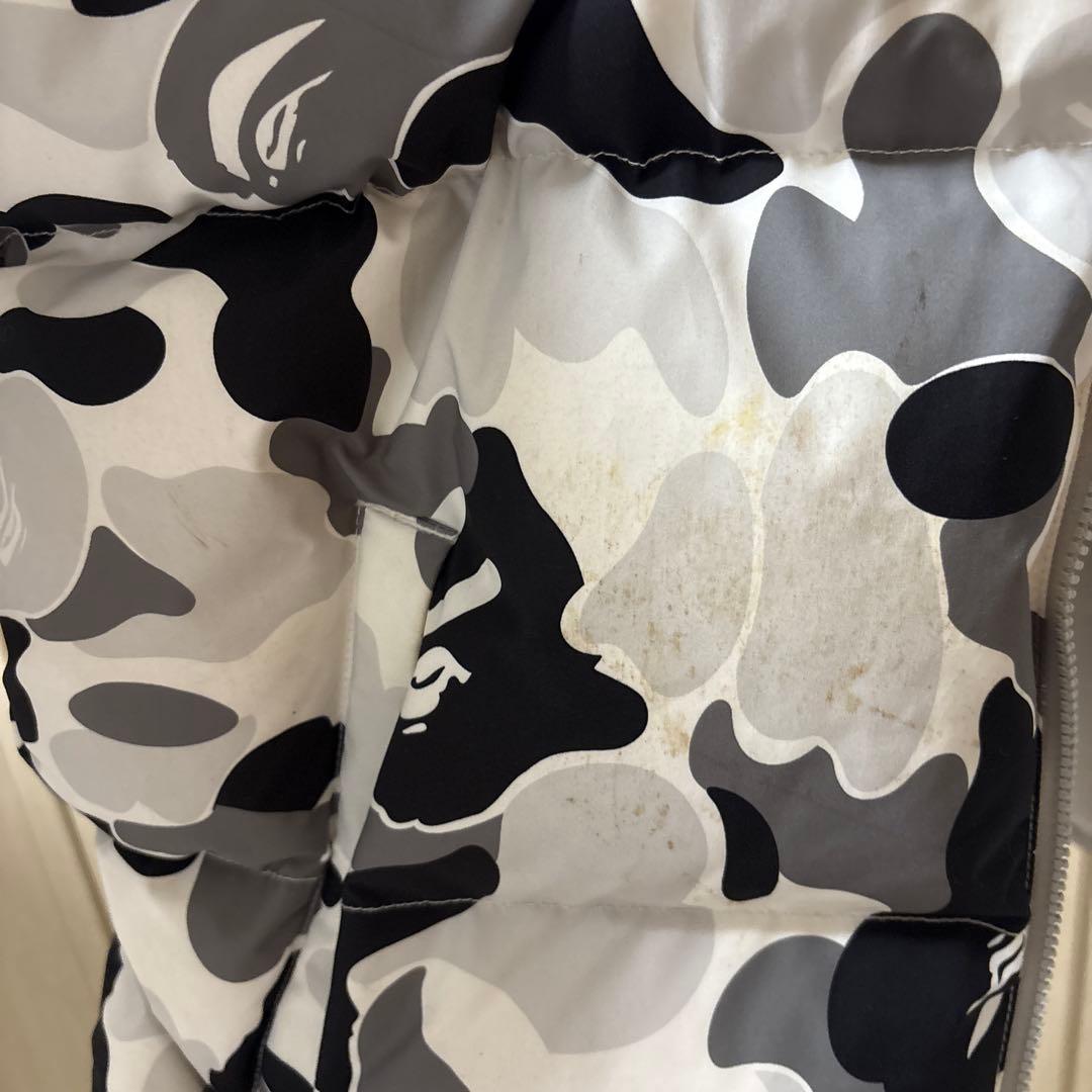 BAPEカモフラージュリバーシブルダウンジャケット