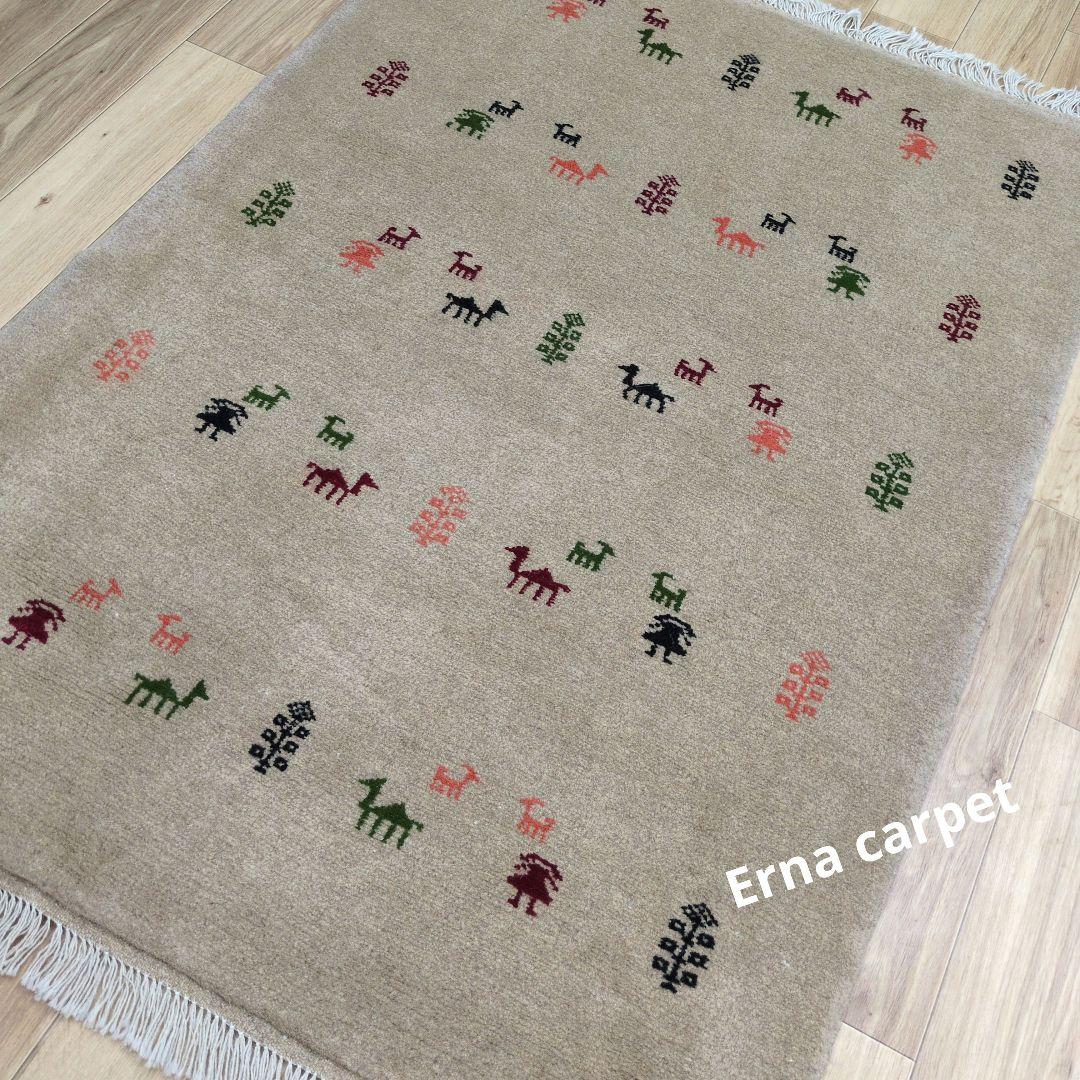 Winter SALE ペルシャ絨毯　ギャッベ　新品 148x108 cm