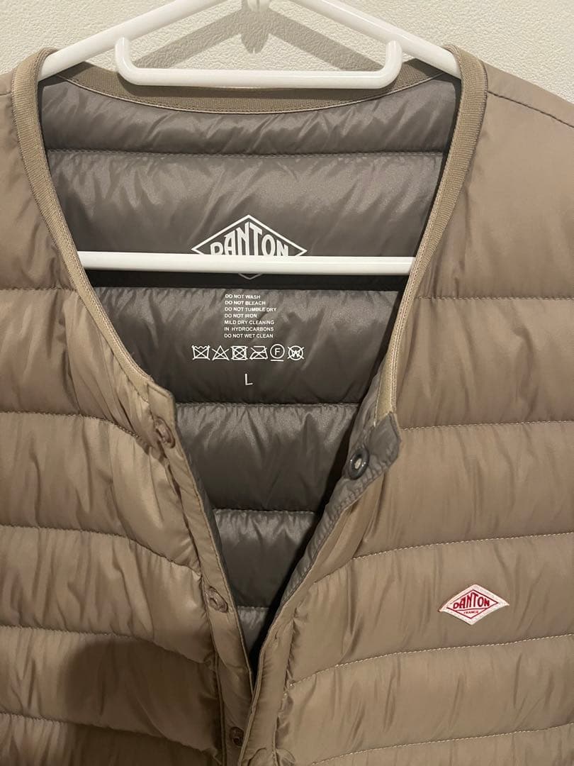 DANTON （ダントン）ダウンジャケット Lサイズ ベージュ