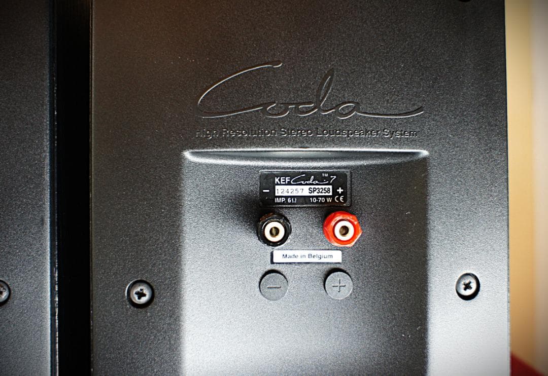 【超美品】KEF Coda7英国ブランドスピーカー　《インシュレータ選択付き》