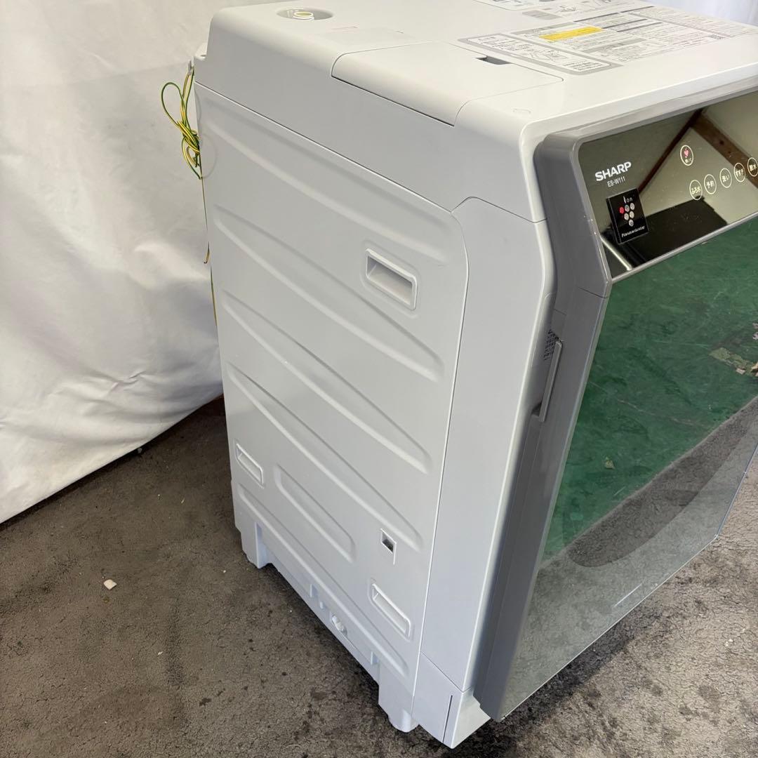 58❤️　ドラム式洗濯機　11キロ　SHARP　乾燥　綺麗　右開き　中古　設置無料