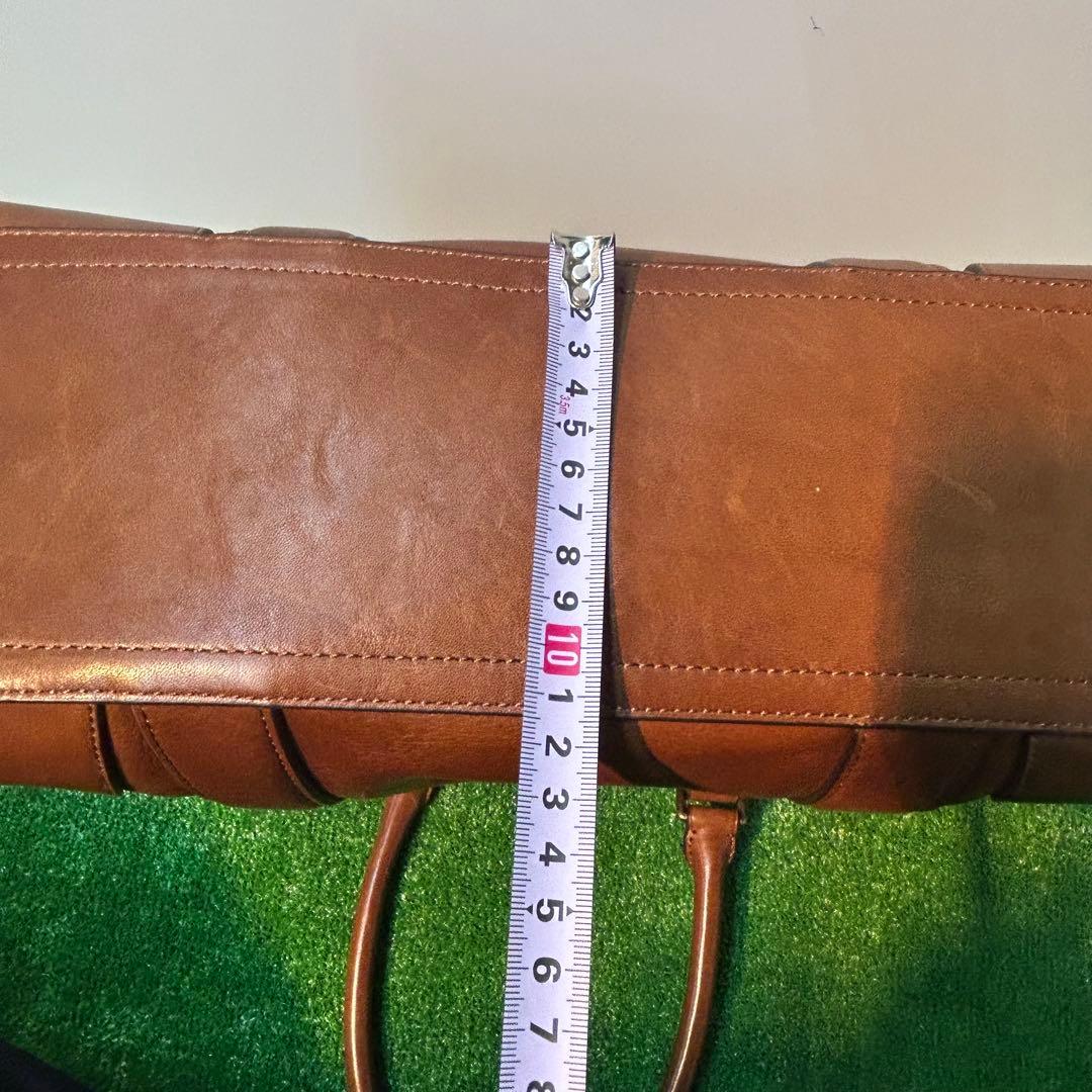 COACH 2WAY レザーバッグ　ブラウン