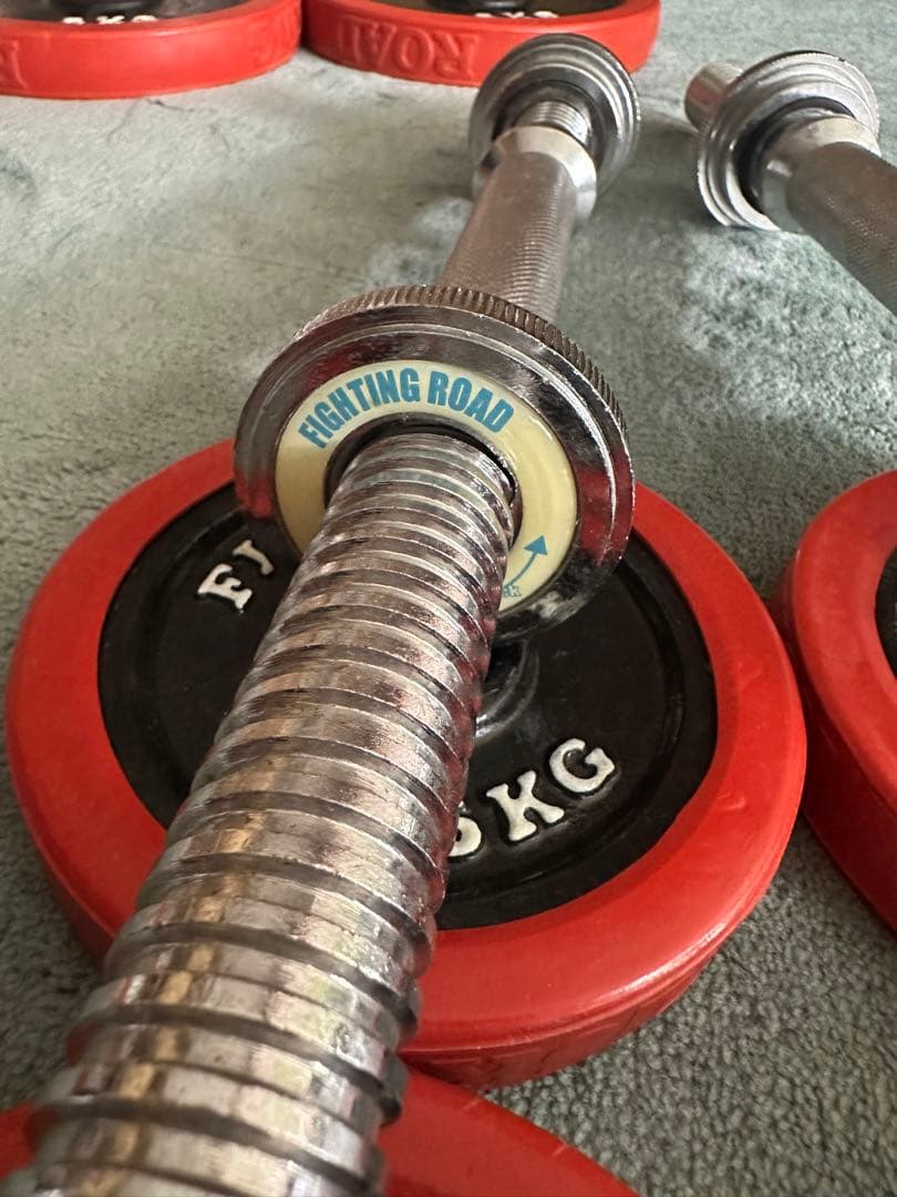 ファイテングロード　ダンベルプレートセット 計35k