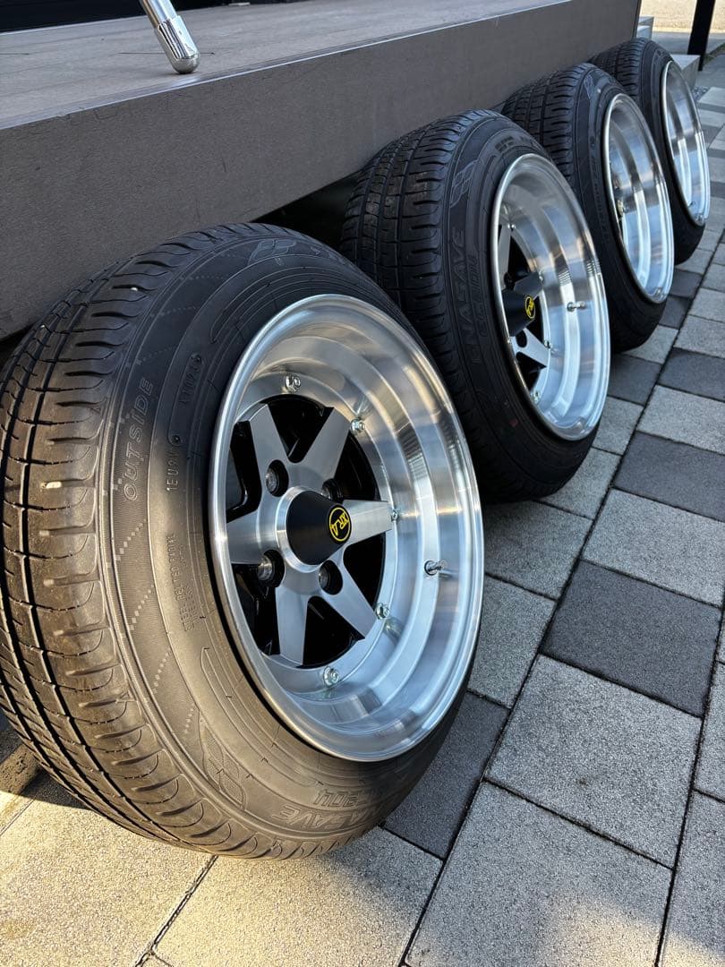 美品☆ロンシャンXR-4 14インチ 114.3 旧車