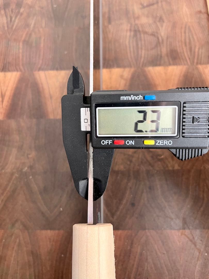 越前打ち刃物　宝馬　蕎麦切　包丁　240mm 麺切　和包丁　白鋼　黒打ち