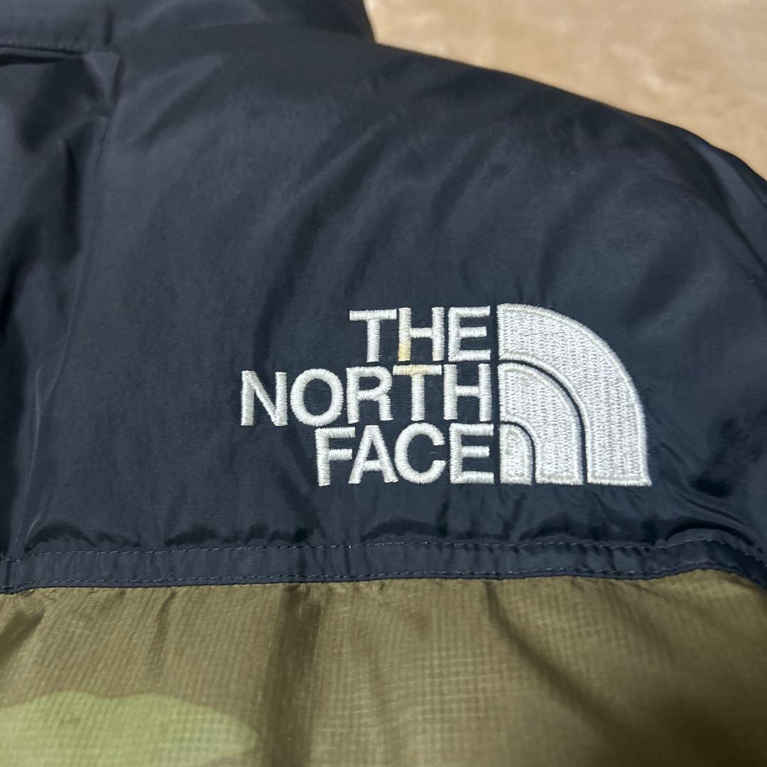 人気サイズTHE NORTH FACE カモフラージュ ヌプシダウンLサイズ