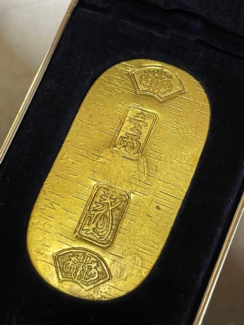 9*E様 小判　レプリカ　【m1277 骨董　レトロ　参考銭　見本　 金属】