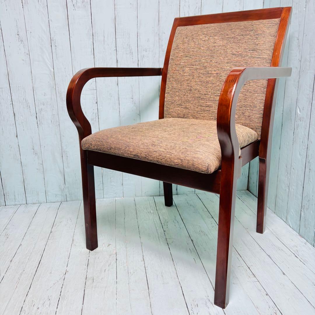 曙工芸　スタッキングチェア　二脚セット　木製　美品 ダイニングチェア　重ねる