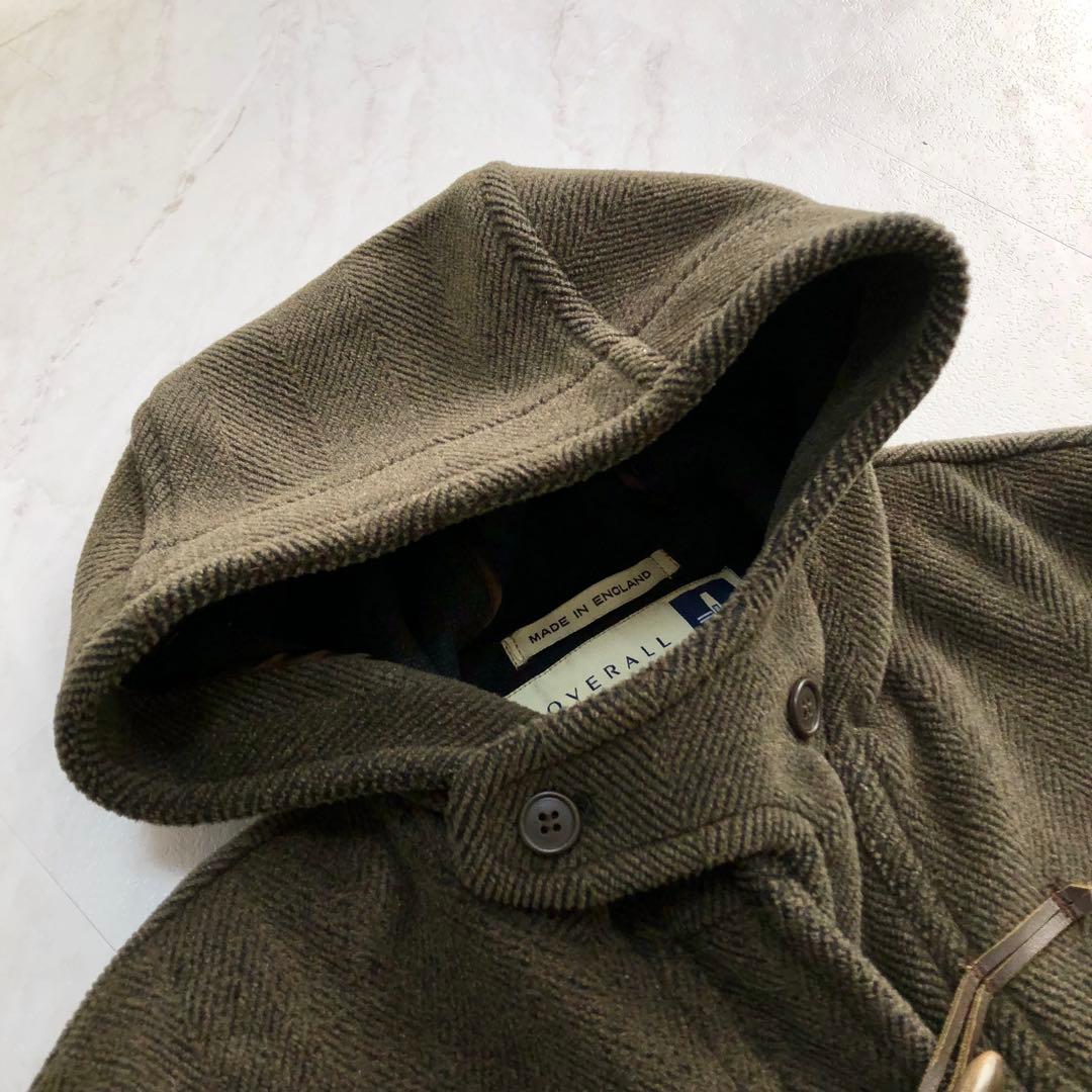【白タグ 希少色】グローバーオール ダッフルコート キングストン ヘリンボーン